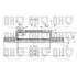 1 disque de frein avant Quinton Hazell BDC3525