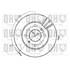 1 disque de frein avant Quinton Hazell BDC3538