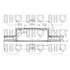 1 disque de frein avant Quinton Hazell BDC3543