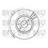 1 disque de frein avant Quinton Hazell BDC3552