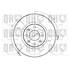 1 disque de frein avant Quinton Hazell BDC3565