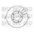 1 disque de frein avant Quinton Hazell BDC3603