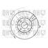1 disque de frein avant Quinton Hazell BDC3680