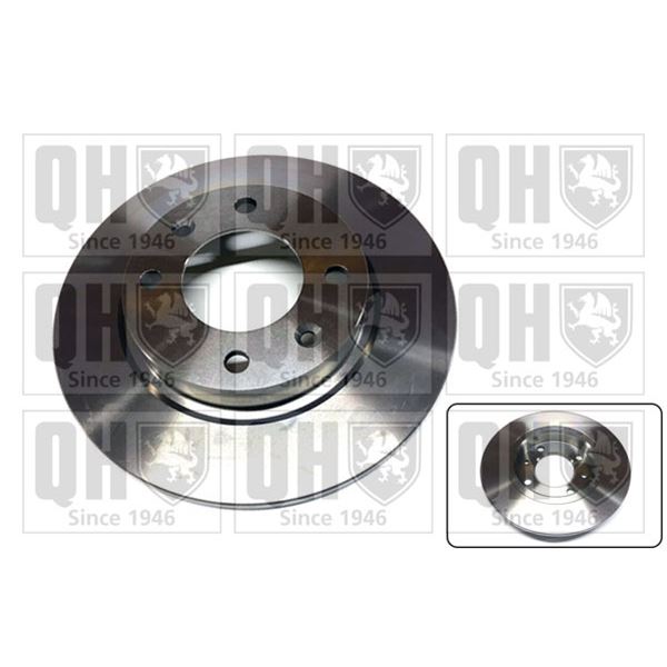1 disque de frein arrière Quinton Hazell BDC3690