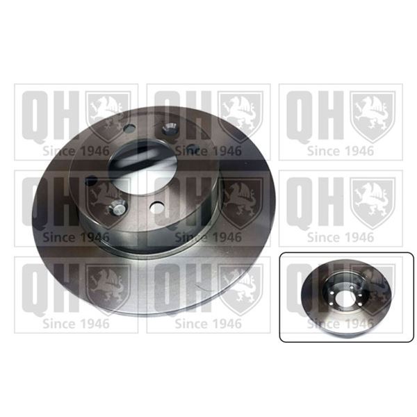 1 disque de frein arrière Quinton Hazell BDC3692