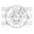 1 disque de frein avant Quinton Hazell BDC3747