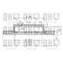 1 disque de frein avant Quinton Hazell BDC3759