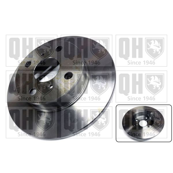 1 disque de frein avant Quinton Hazell BDC3762