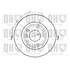 1 disque de frein avant Quinton Hazell BDC3788