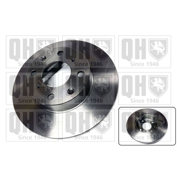 1 disque de frein avant Quinton Hazell BDC3801