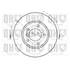 1 disque de frein avant Quinton Hazell BDC3803