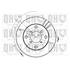 1 disque de frein avant Quinton Hazell BDC3816