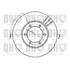 1 disque de frein avant Quinton Hazell BDC3819