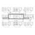 1 disque de frein avant Quinton Hazell BDC3820