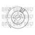 1 disque de frein avant Quinton Hazell BDC3833
