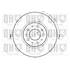 1 disque de frein avant Quinton Hazell BDC3837