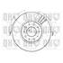 1 disque de frein avant Quinton Hazell BDC3912