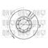 1 disque de frein avant Quinton Hazell BDC4183