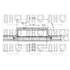 1 disque de frein avant Quinton Hazell BDC4328