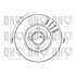 1 disque de frein avant Quinton Hazell BDC4351