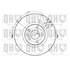 1 disque de frein avant Quinton Hazell BDC4360