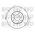 1 disque de frein avant Quinton Hazell BDC4363