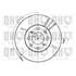 1 disque de frein avant Quinton Hazell BDC4371