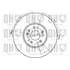 1 disque de frein avant Quinton Hazell BDC4378