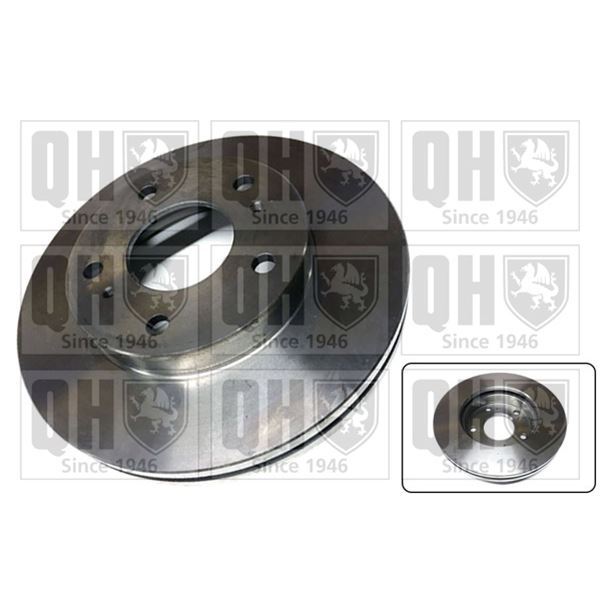 1 disque de frein avant Quinton Hazell BDC4396