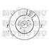 1 disque de frein avant Quinton Hazell BDC4415
