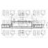 1 disque de frein avant Quinton Hazell BDC4501