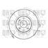 1 disque de frein avant Quinton Hazell BDC4504