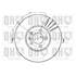 1 disque de frein avant Quinton Hazell BDC4531