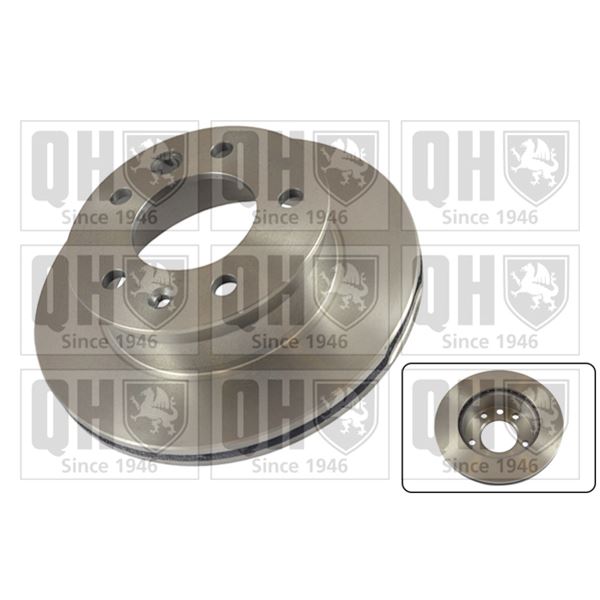 1 disque de frein avant Quinton Hazell BDC4544