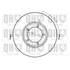 1 disque de frein avant Quinton Hazell BDC4585