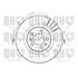 1 disque de frein avant Quinton Hazell BDC4668