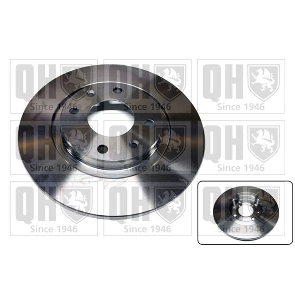1 disque de frein avant Quinton Hazell BDC4676