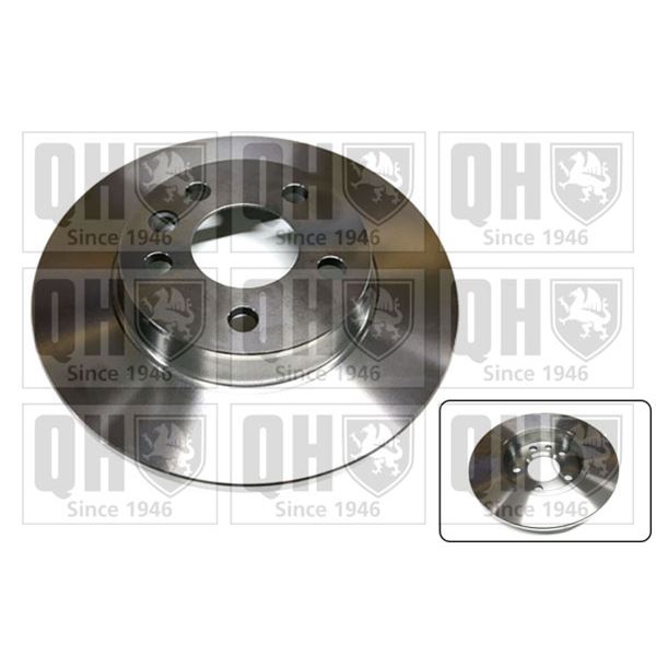 1 disque de frein arrière Quinton Hazell BDC4733