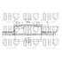 1 disque de frein avant Quinton Hazell BDC4734