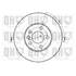 1 disque de frein avant Quinton Hazell BDC4734