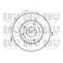1 disque de frein avant Quinton Hazell BDC4745