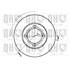 1 disque de frein avant Quinton Hazell BDC4748