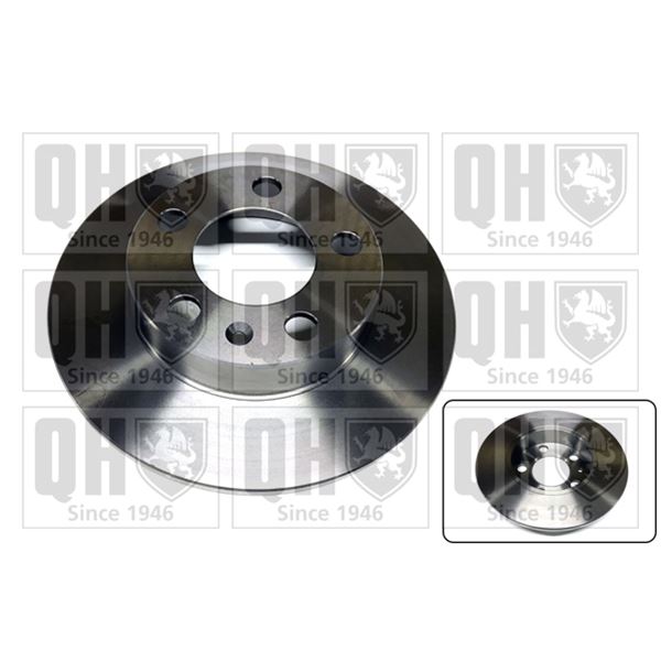 1 disque de frein arrière Quinton Hazell BDC4753
