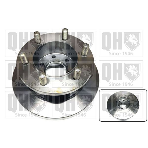 1 disque de frein avant Quinton Hazell BDC4759