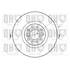 1 disque de frein avant Quinton Hazell BDC4788