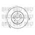 1 disque de frein avant Quinton Hazell BDC4805