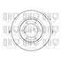 1 disque de frein avant Quinton Hazell BDC4806
