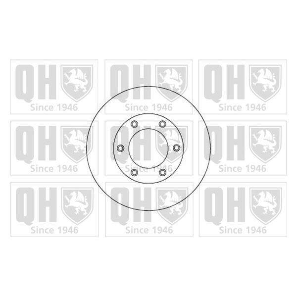 1 disque de frein avant Quinton Hazell BDC5108