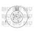 1 disque de frein avant Quinton Hazell BDC5217