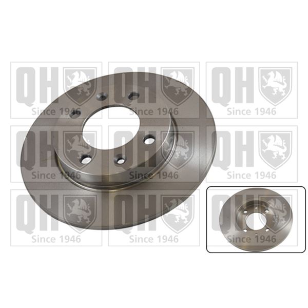 1 disque de frein arrière Quinton Hazell BDC5311